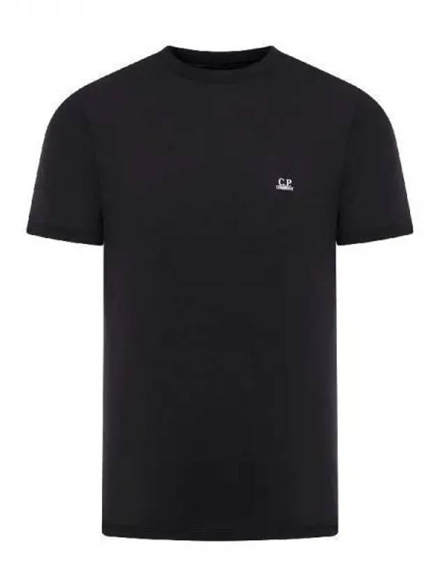 30/1 Jersey Goggle Short Sleeve T-Shirt Black - CP COMPANY - BALAAN 2