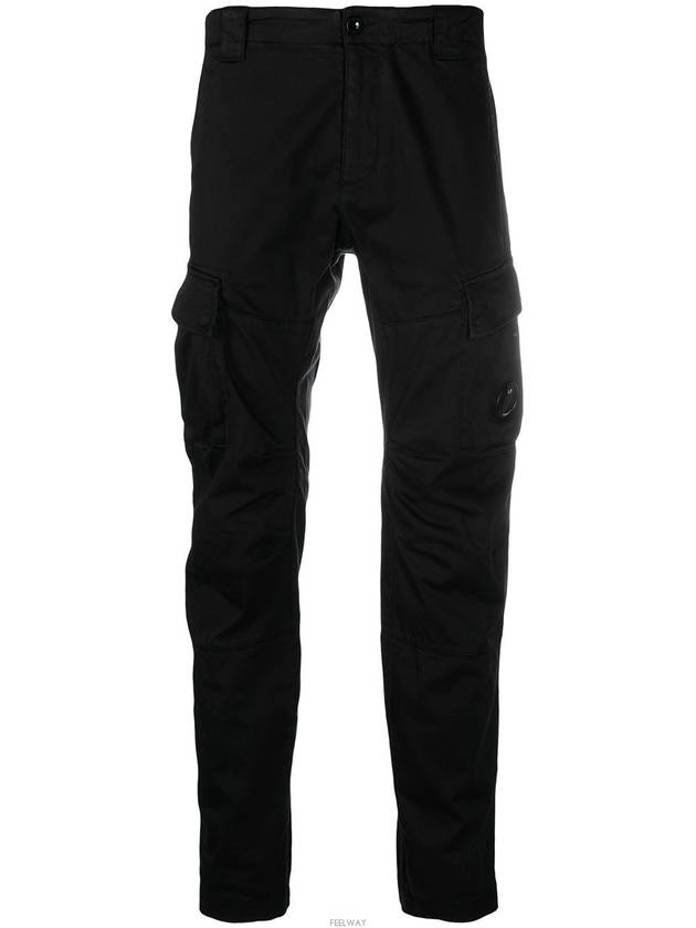 Lens WappenStretch Track Pants Black - CP COMPANY - BALAAN 1