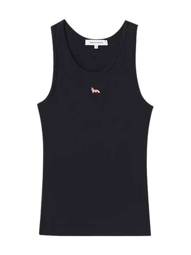 Cotton Baby Tank Top Black - MAISON KITSUNE - BALAAN 3