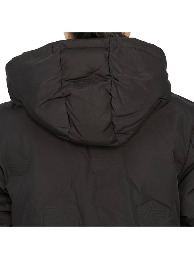 Logo Hood Padding Black - ALPHA INDUSTRIES - BALAAN 10