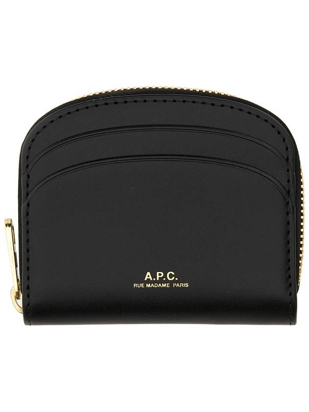 Half Moon Card Coin Wallet Black - A.P.C. - BALAAN 3