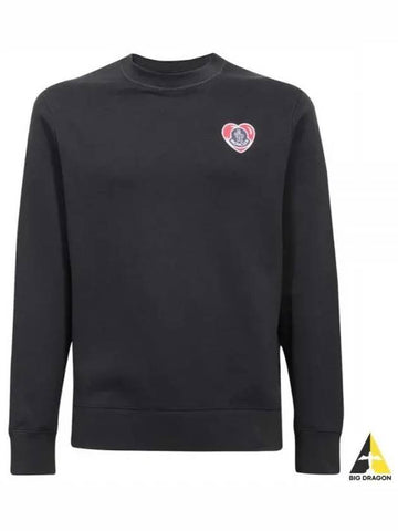 8G00043 899V4 999 Logo Patch Sweatshirt - MONCLER - BALAAN 1