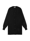 Layered V-Neck Cardigan Black - LEMAIRE - BALAAN 1