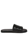 Intrecciato Leather Slippers Black - BOTTEGA VENETA - BALAAN 2