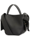 Musubi Micro Leather Shoulder Bag Black - ACNE STUDIOS - BALAAN 3