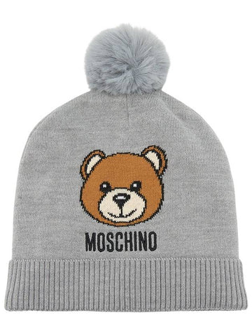 Kids Beanie HUX026 LHE18 60901 - MOSCHINO - BALAAN 1