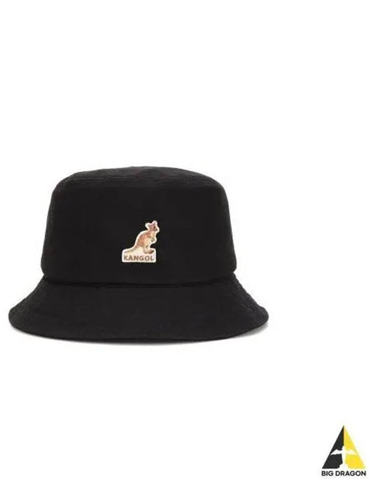 Patch Logo Bucket 4531 Black - KANGOL - BALAAN 1