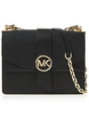 Greenwich Small Saffiano Leather Cross Bag Black - MICHAEL KORS - BALAAN 2