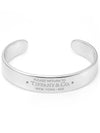 Narrow Cuff Medium Bracelet Silver - TIFFANY & CO. - BALAAN 4