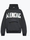 hooded sweatshirt 744441TQVQ9 1073 BLACK - BALENCIAGA - BALAAN 2