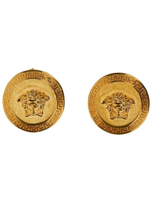 Medusa Stud Earrings Gold - VERSACE - BALAAN 4