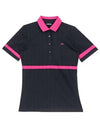 Golf Moira Short Sleeve Polo Shirt Navy - J.LINDEBERG - BALAAN 2