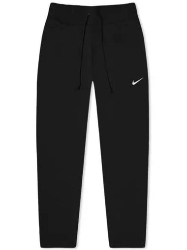 Women's Phoenix Fleece High Waist Curve Track Pants Black - NIKE - BALAAN 1