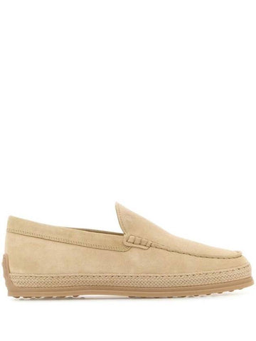 Tod'S Cord Weaving Slip-On Suede Loafers Shoes - TOD'S - BALAAN 1