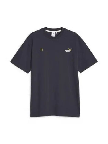 Number One Logo Celebration Short Sleeve T-Shirt Navy - PUMA - BALAAN 1