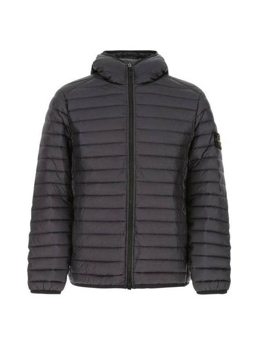 Loom Woven Chambers R-Nylon Down-TC Packable Jacket Charcoal Grey - STONE ISLAND - BALAAN 1
