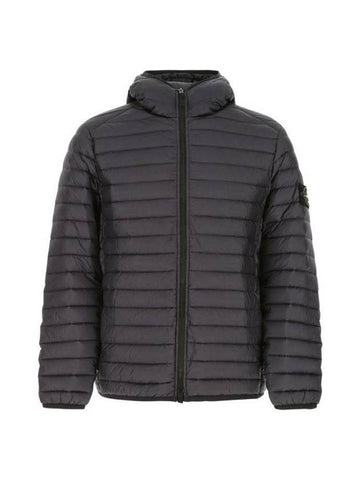 Loom Woven Chambers R-Nylon Down-TC Packable Jacket Charcoal Grey - STONE ISLAND - BALAAN 1