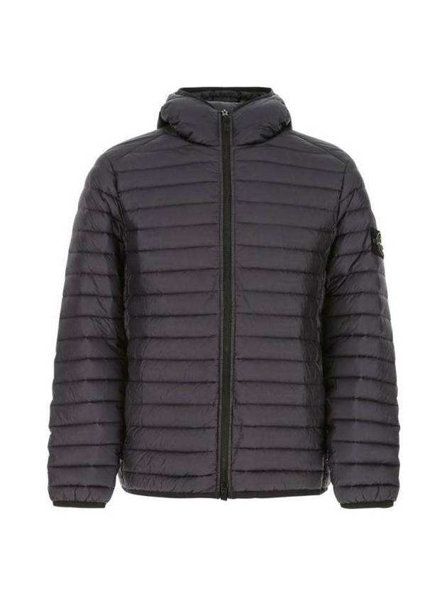 Loom Woven Chambers R-Nylon Down-TC Packable Jacket Charcoal Grey - STONE ISLAND - BALAAN 1