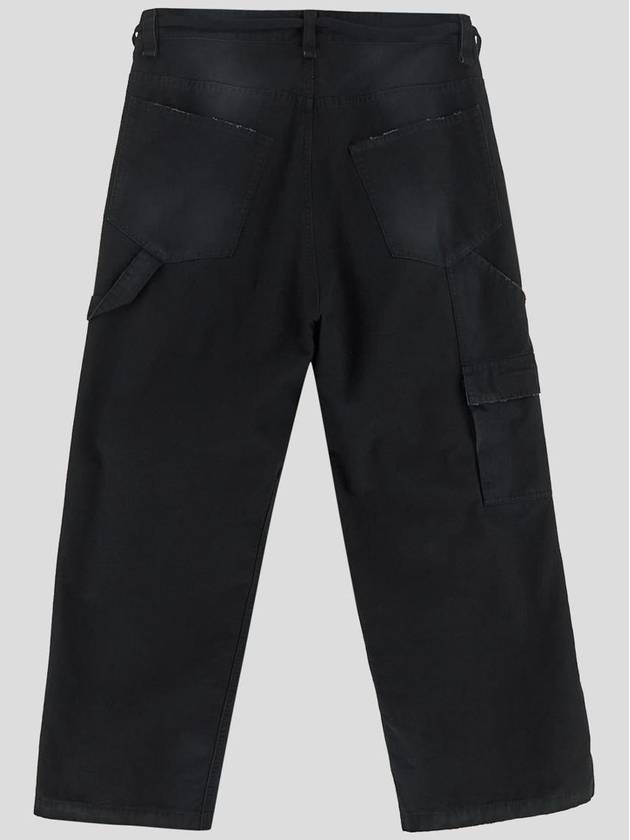 Cropped Cargo Straight Pants Black - BALENCIAGA - BALAAN 3