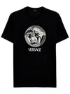 Medusa Logo Short Sleeve T-Shirt Black - VERSACE - BALAAN 2