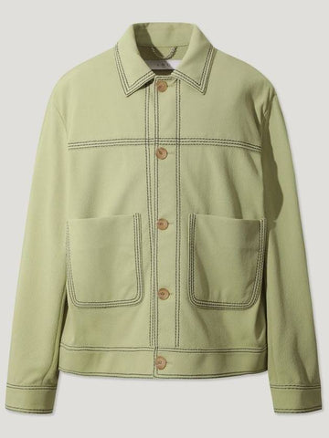 GREEN DOUBLE STITCH semi over jacket - IRO - BALAAN 1