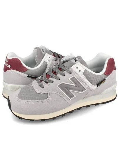 574 Low Top Sneakers Maroon Arctic Grey - NEW BALANCE - BALAAN 2