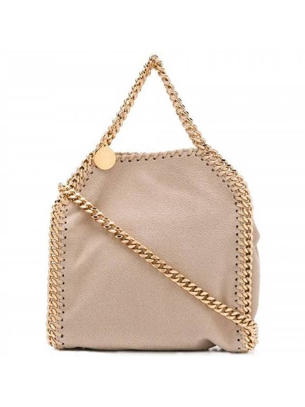 chain tote bag beige - STELLA MCCARTNEY - BALAAN 1