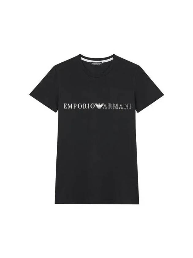 UNDERWEAR Men's Short Sleeve Easy Logo TShirt Black 270122 - EMPORIO ARMANI - BALAAN 1