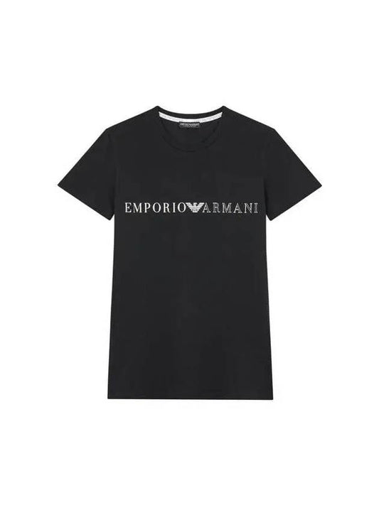 UNDERWEAR Men's Short Sleeve Easy Logo TShirt Black 270122 - EMPORIO ARMANI - BALAAN 1