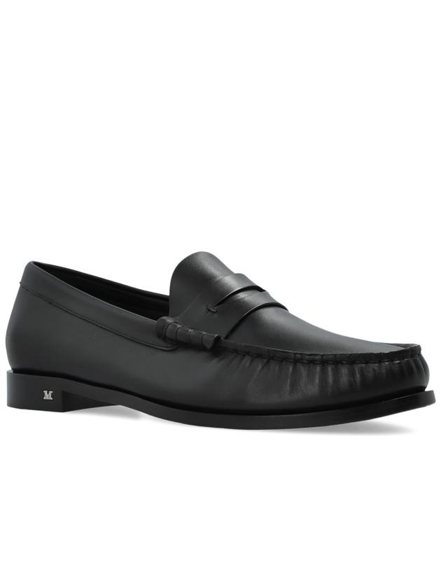 Max Mara Leather Shoes Type Loafers, Women's, Black - MAX MARA - BALAAN 4