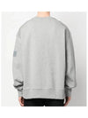 Y3 Logo Patch Overfit Sweatshirt Gray - YOHJI YAMAMOTO - BALAAN 4