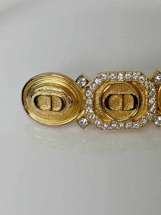 Gold stone CD hairpin hair accessory 3VDIA24282 - DIOR - BALAAN 4