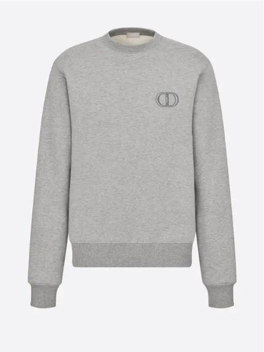 CD Icon Cotton Sweatshirt Grey - DIOR - BALAAN 2