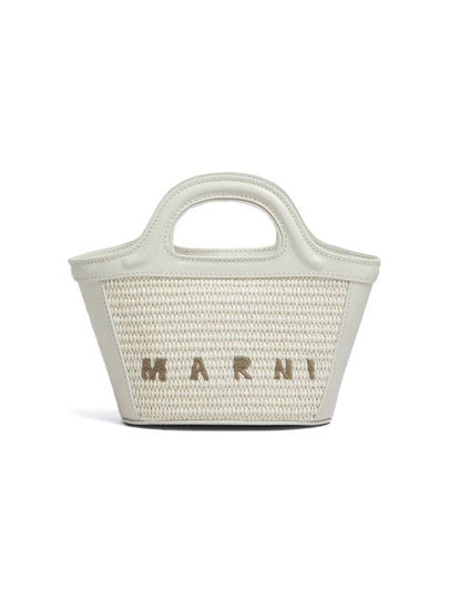 Rattan Micro Tropicalia Cross Bag White - MARNI - BALAAN 2