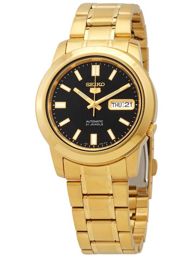 Seiko Automatic Black Dial Men's Watch SNKK22K1 - SEIKO - BALAAN 1