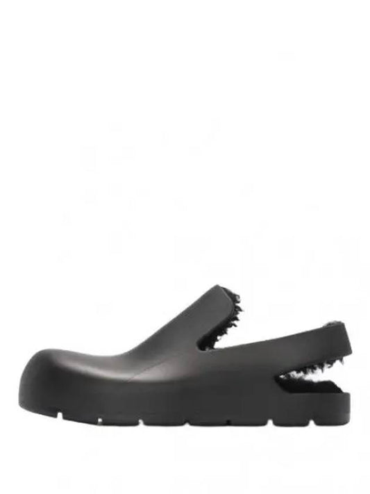 shearling detail puddle sandals women - BOTTEGA VENETA - BALAAN 1