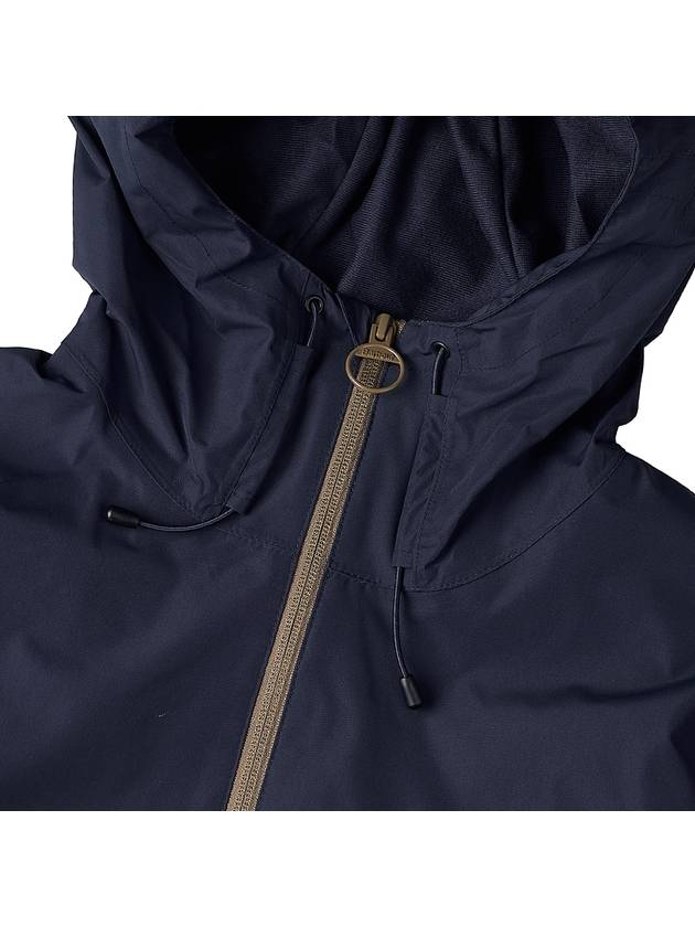 Logo Hiker Hooded Jacket Navy - BARBOUR - BALAAN 7