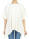 Show Organic Cotton Ribbed Short Sleeve T-Shirt Off White - BASERANGE - BALAAN 7