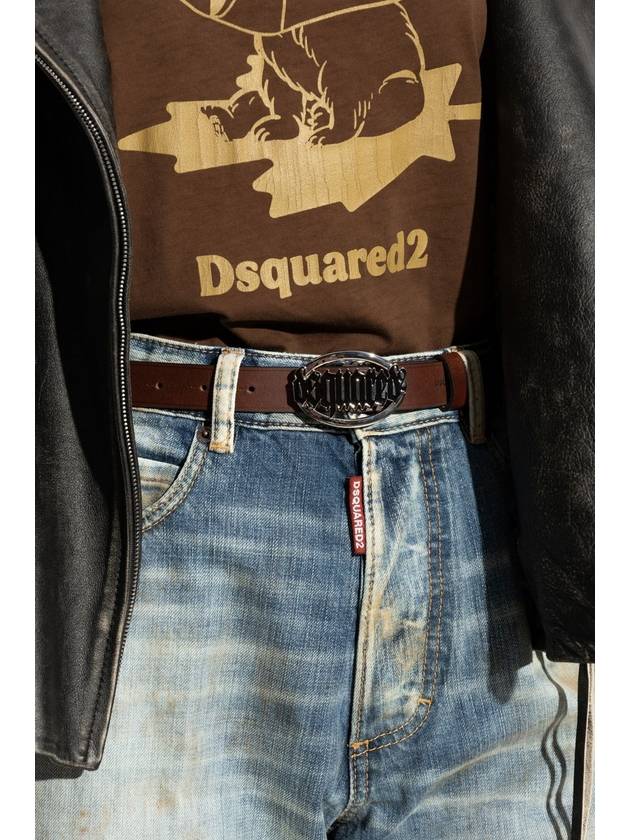 Dsquared2 Leather Belt, Women's, Brown - DSQUARED2 - BALAAN 2