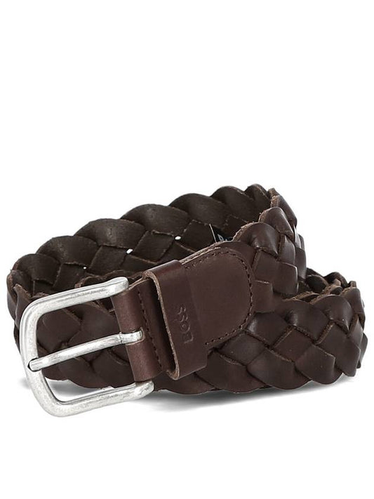 braided leather belt 50512746 - HUGO BOSS - BALAAN 2