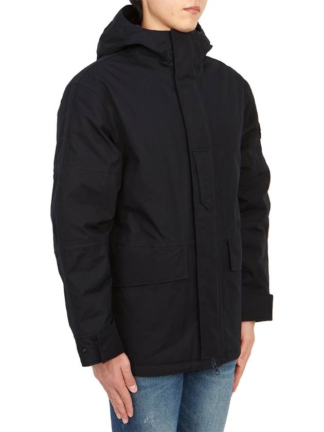 Ghost Piece Nylon Hooded Jacket Navy - STONE ISLAND - BALAAN 5