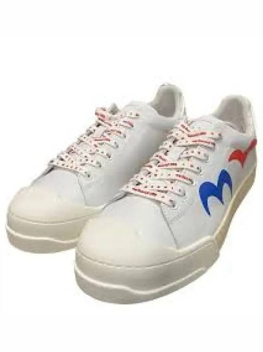 Plain Toe Rubber Sole Sneakers White SNZW014601P5761ZO579 - MARNI - BALAAN 1