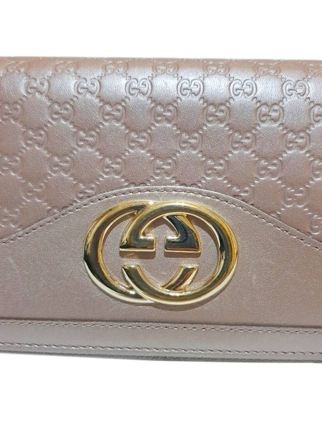 Women s 308012 GG Cima Bronze Pink Long Wallet - GUCCI - BALAAN 7