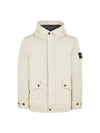 David-TC Down Short Parka Ivory - STONE ISLAND - BALAAN 3