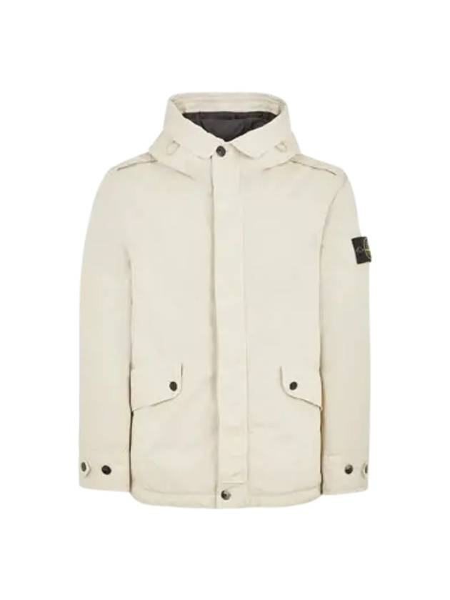 David-TC Down Short Parka Ivory - STONE ISLAND - BALAAN 3