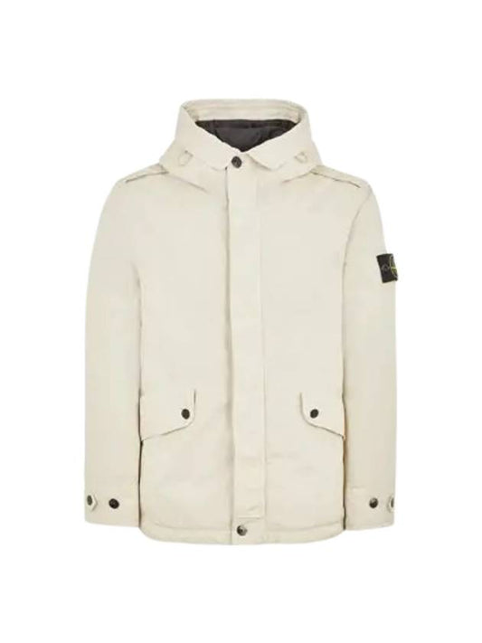 David-TC Down Short Parka Ivory - STONE ISLAND - BALAAN 2