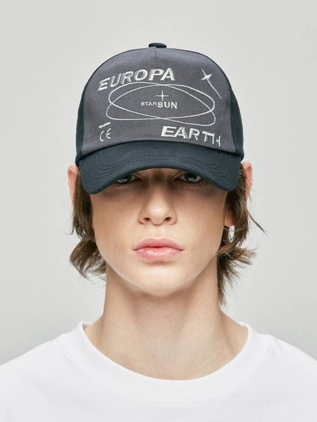 Europa 5 panel cap black - S SY - BALAAN 1