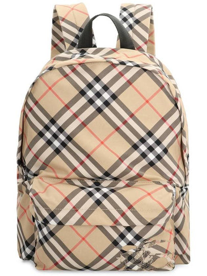 Nova Check Backpack Beige - BURBERRY - BALAAN 2