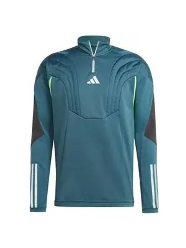 Tiro 23 Winterized Long Sleeve Shirt Green - ADIDAS - BALAAN 3