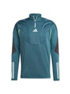 Tiro 23 Winterized Long Sleeve Shirt Green - ADIDAS - BALAAN 1